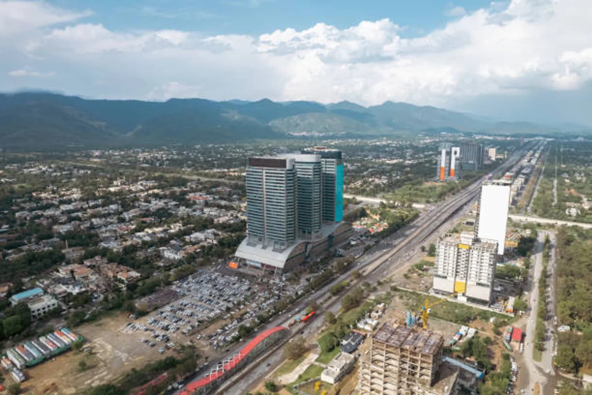 Aerial view of Islamabad